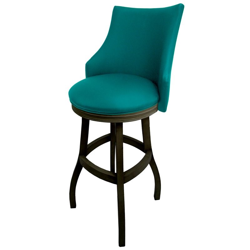 Wood Extra Tall Bar Stool In Teal Blue, Where Can I Find Extra Tall Bar Stools