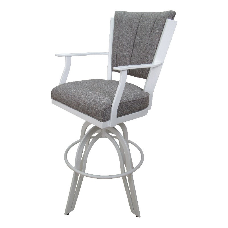 Swivel Tilt Counter 26" Metal Bar Stool Montana on A Base Homesquare