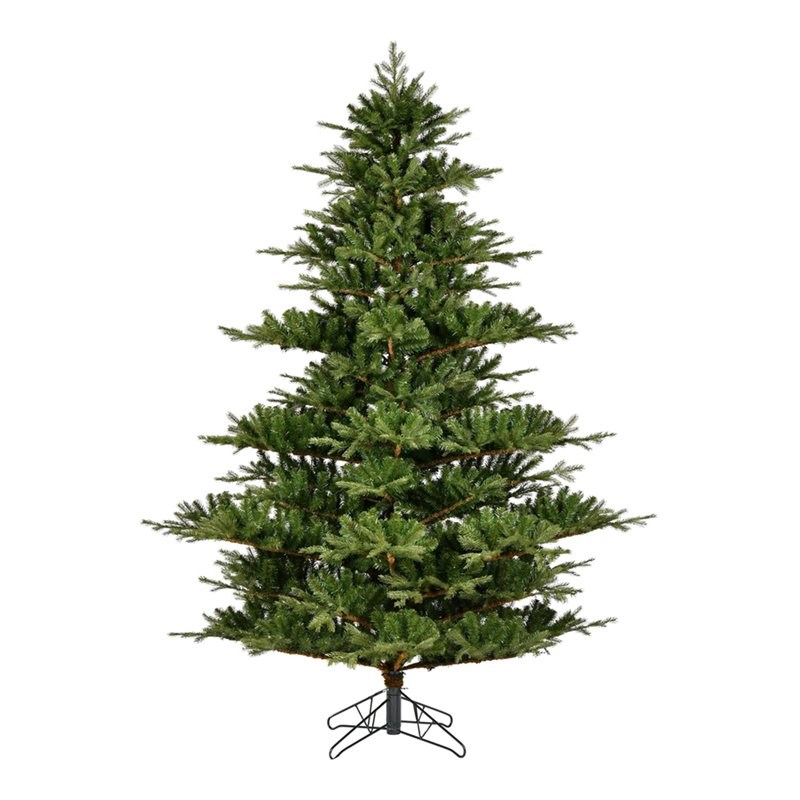 Vickerman 9' Plastic Sherwood Fir Unlit Artificial Christmas Tree in Green