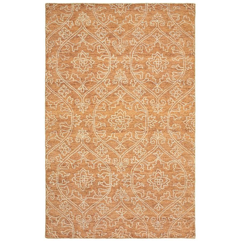8' x 10' Rustic Floral Paradise Area Rug