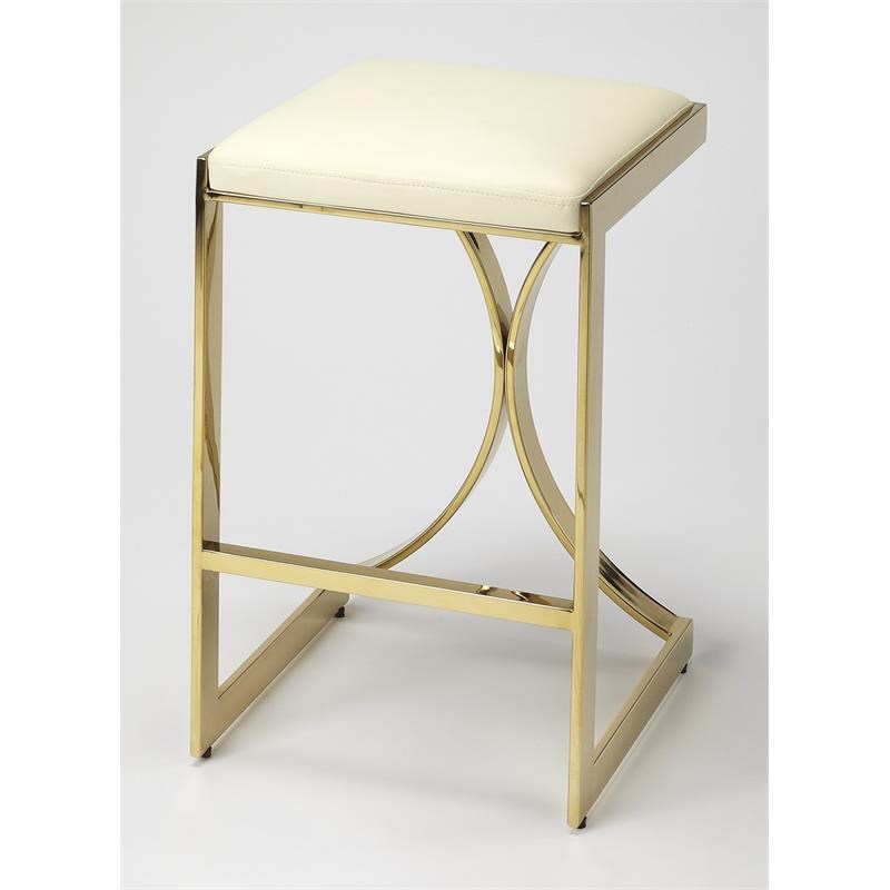 Gold Plated Counter Stool