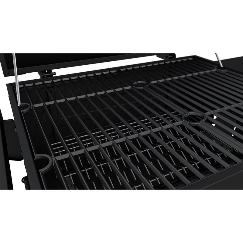 Dyna-Glo Metal Heavy-Duty Compact Charcoal Grill in Black Finish