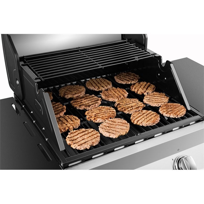 Dyna-Glo 2-burner Stainless Steel Premier Propane Gas Grill in Silver Finish