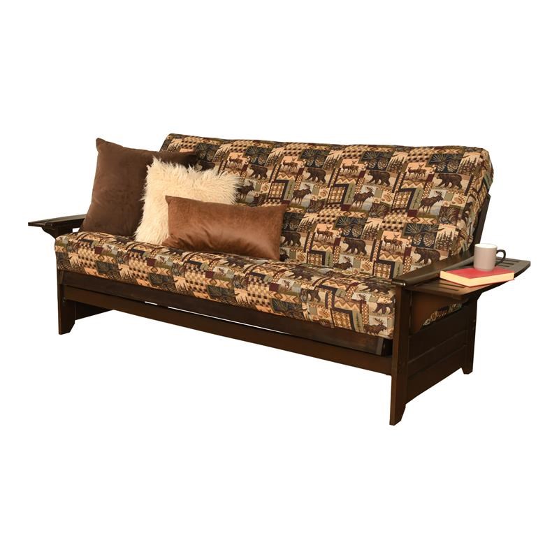 Kodiak Furniture Phoenix Full Frame With Cotton Mattress In Espresso Brown Kfpheppcablf5md3 Kodiak Furniture Phoenix Full Frame, Furniture In Phoenix