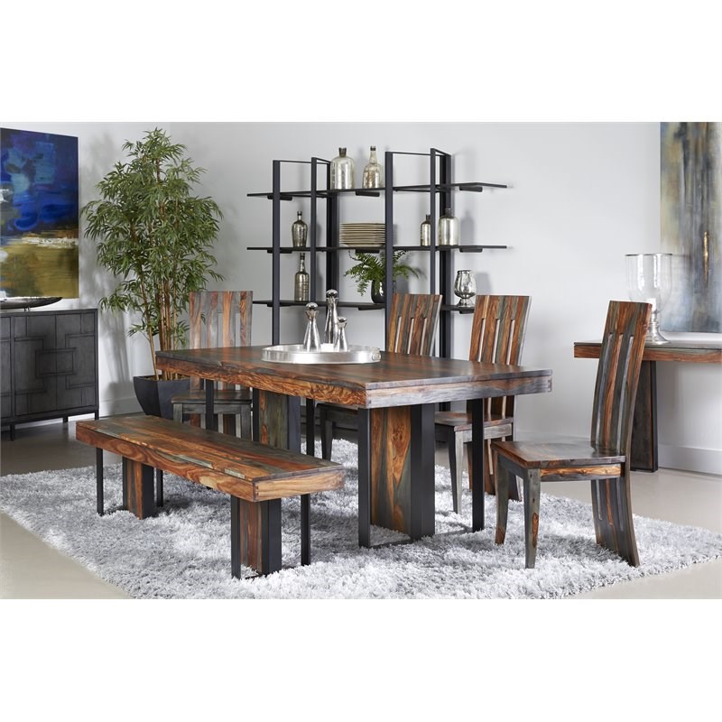 Coast To Coast Imports Sierra II Brown Dining Chairs (Set of 2)