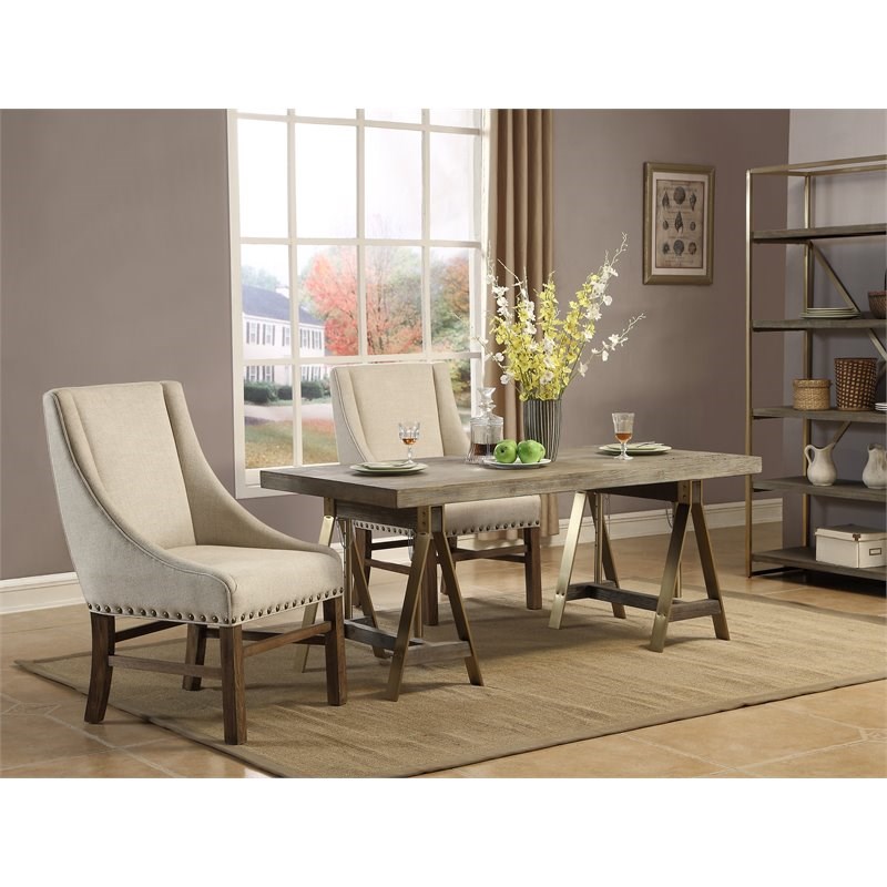 Coast To Coast Imports Medium Brown Chatter Accent Dining Chair