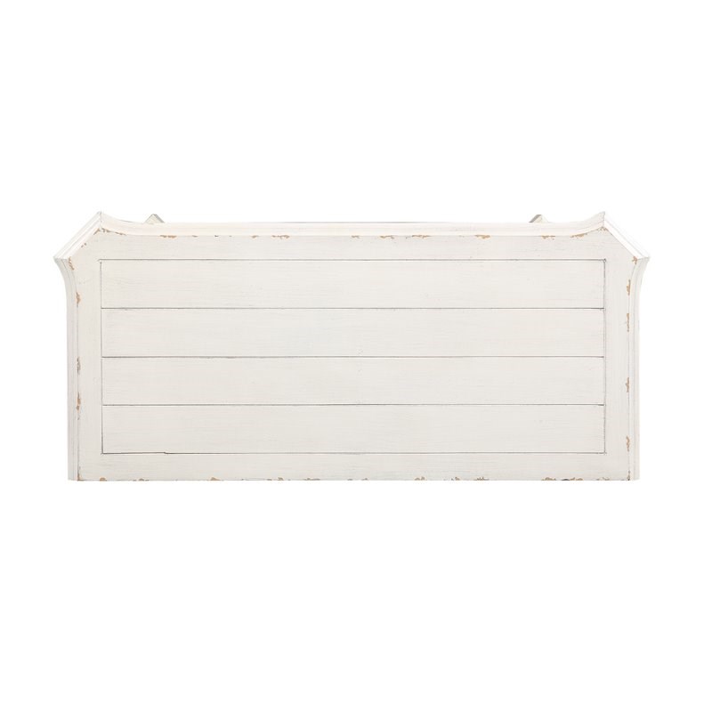 Coast To Coast Imports 4-Drawers 1-Door Chest in Decor White