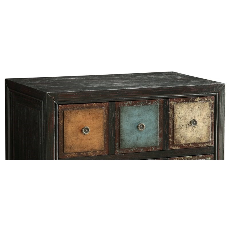 Coast To Coast Imports Conde Weathered Mulitcolor Three Drawer Chest