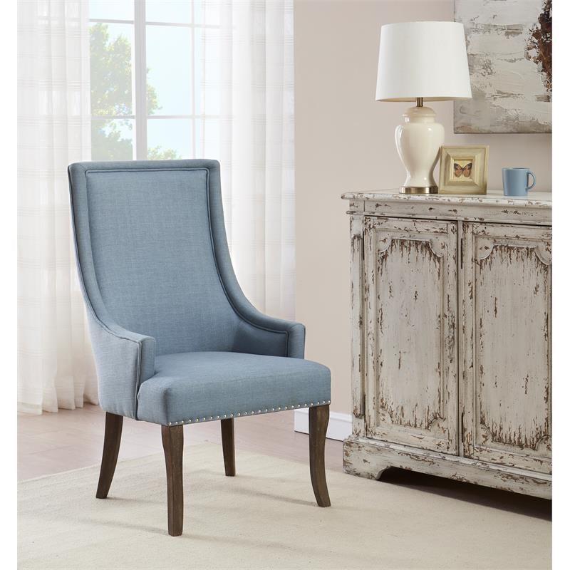 Coast to Coast Imports Blue Accent Dining Chair