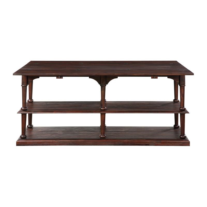 Coast to Coast Imports Brown Fold Out Console Table