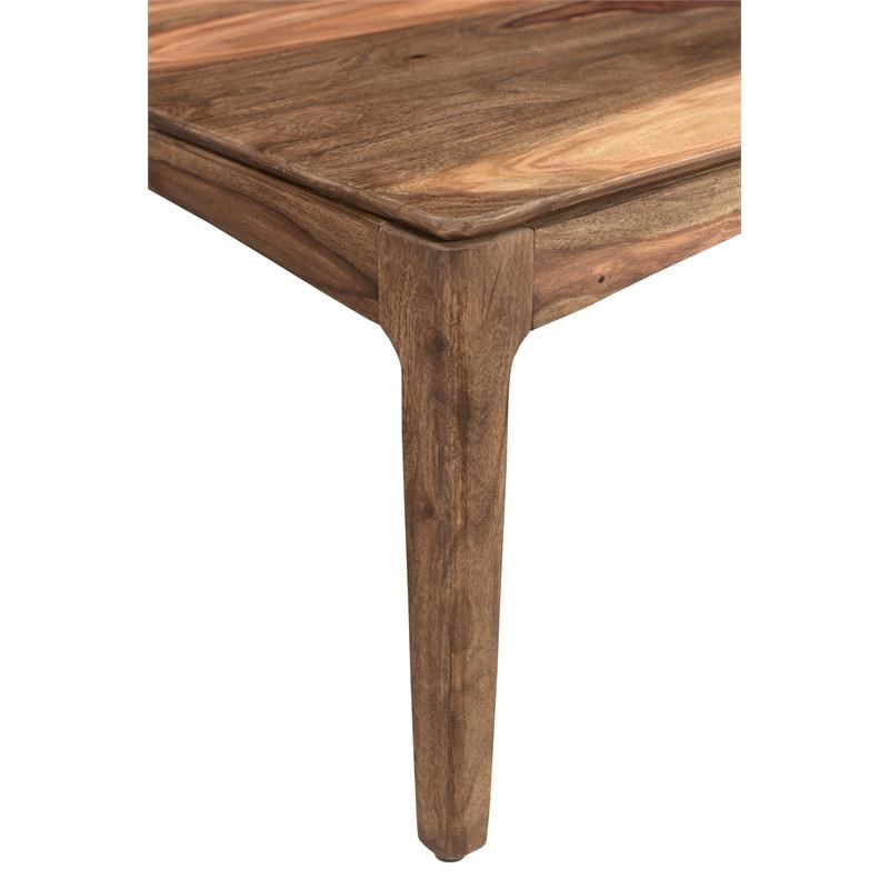 Coast to Coast Imports Waverly Light Natural Brown Sheesham Wood Cocktail Table
