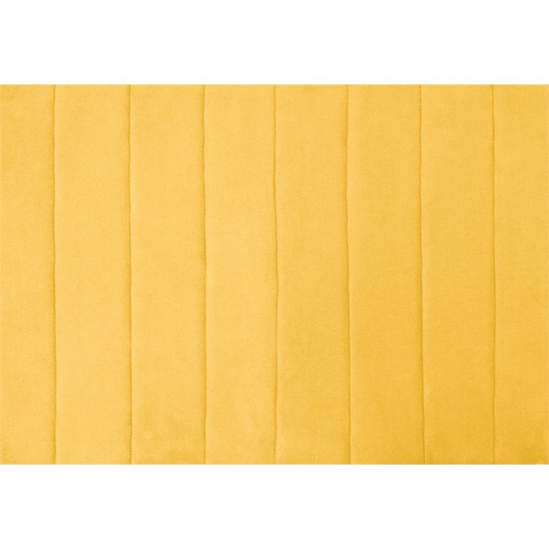 Safdie & Co. Bath Mat Woven Hyper Absorbent Memory Foam in Yellow