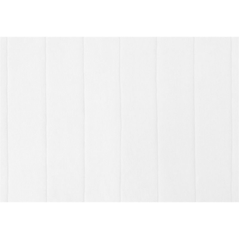 Safdie & Co. Bath Mat Woven Hyper Absorbent Memory Foam in White