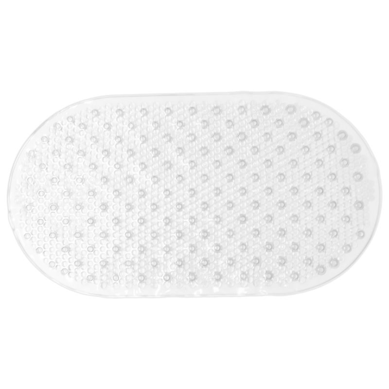 Safdie & Co. Bath Mat with Anti-Slip Suction Cups in Transparent