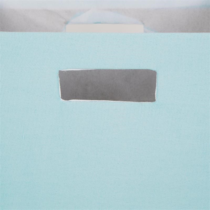 Polyester Cube Solid  Robin'S Egg Blue Square Fabric 13x13x13