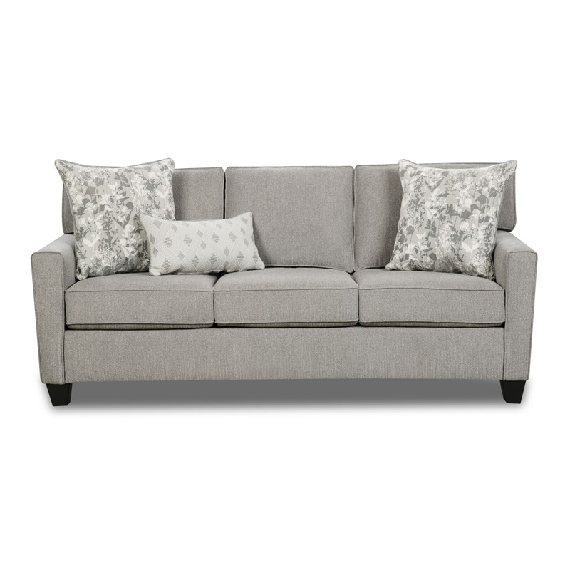 Arlo Sofa with Accent Pillows in Gray