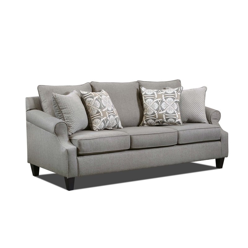 Havenwood Sofa with Accent Pillows in Gray