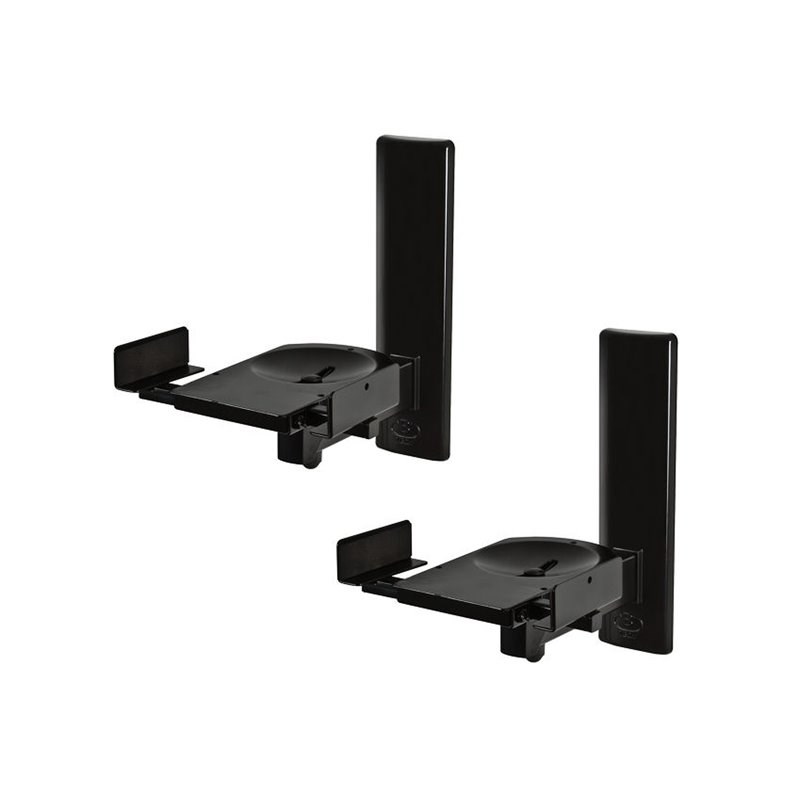 Rocelco B-Tech Ultra Grip-Pro Speaker Mount in Black Finish (Set of 2)