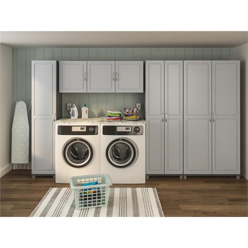 Gray Ameriwood Home System Build 7365413COM Kendall Wall Cabinet 54 