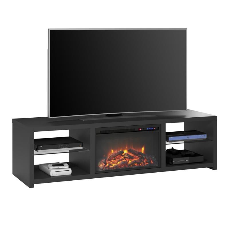 Ameriwood Home Harrison TV Stand with Fireplace for TVs up to 70