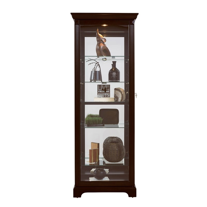Pulaski Curio Display Cabinet in Painted Black