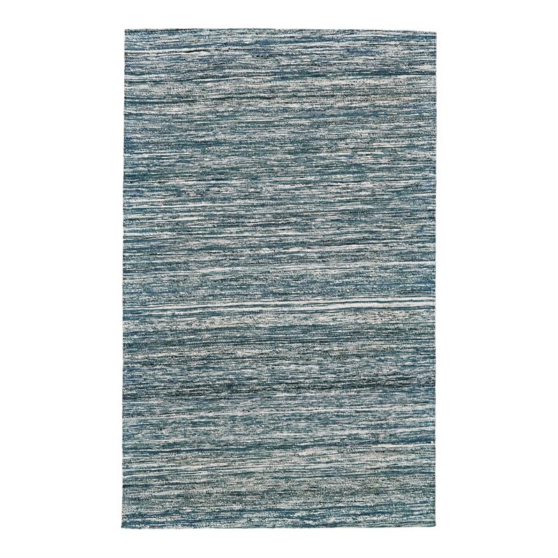 Feizy Arushi 5' x 8' Handmade Recycled Fabric Area Rug in Shaded Spruce Green