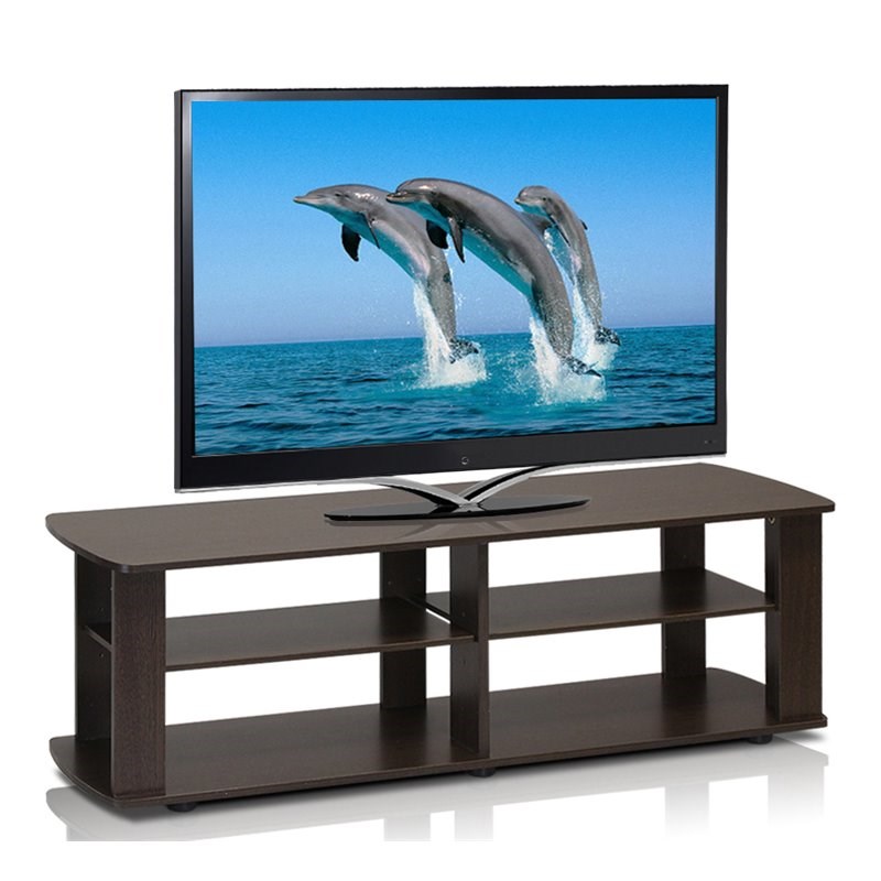 Furinno Nelly Wood Entertainment Center TV Stand for TV up to 50