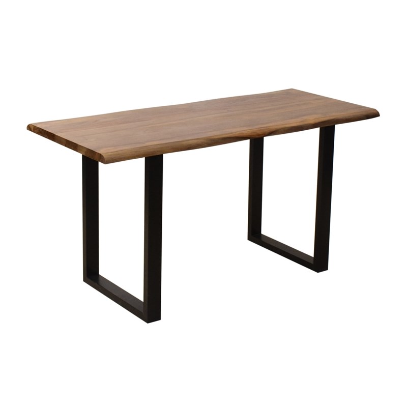Treasure Trove Heath Live Edge Counter Height Dining TableBrown Homesquare
