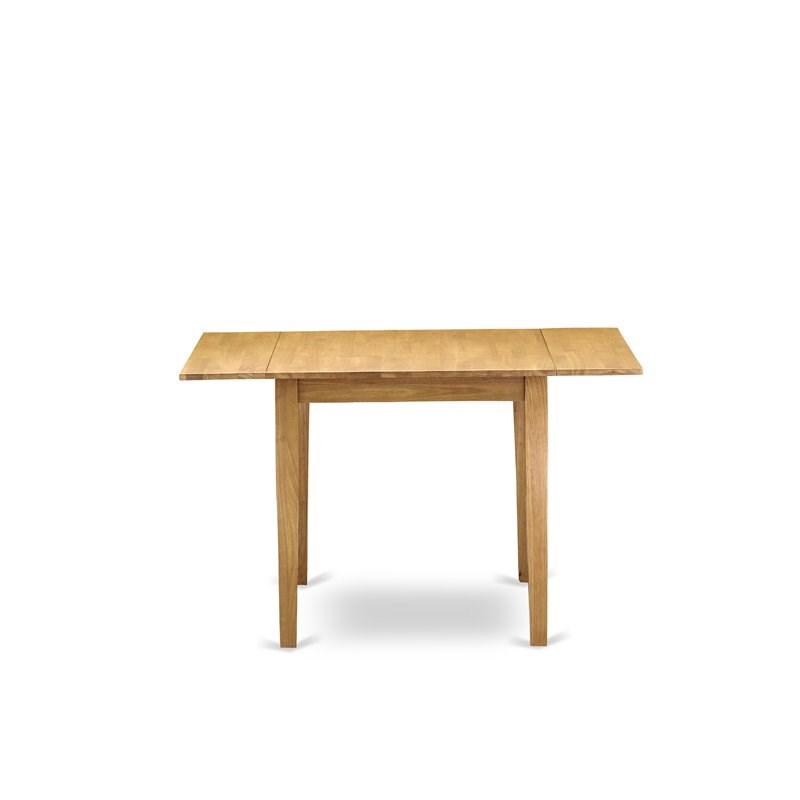 East West Furniture Norden Rectangular Wood Dining Table in Oak