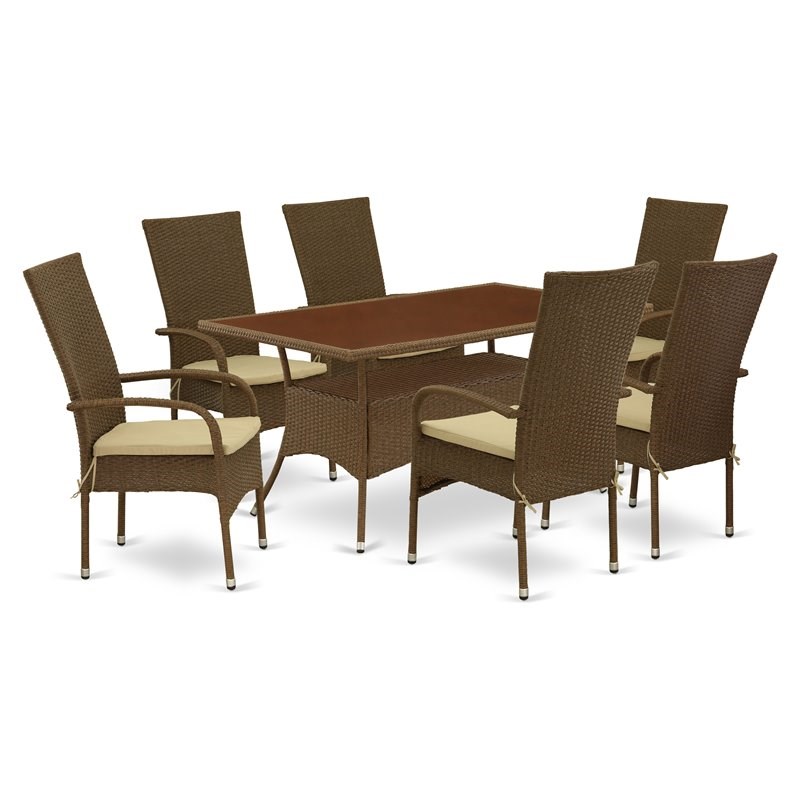 oslo 7 piece dining set