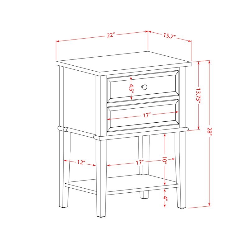 East West Furniture Granbury 3 Pieces Wood King Bedroom Set in Jacobean