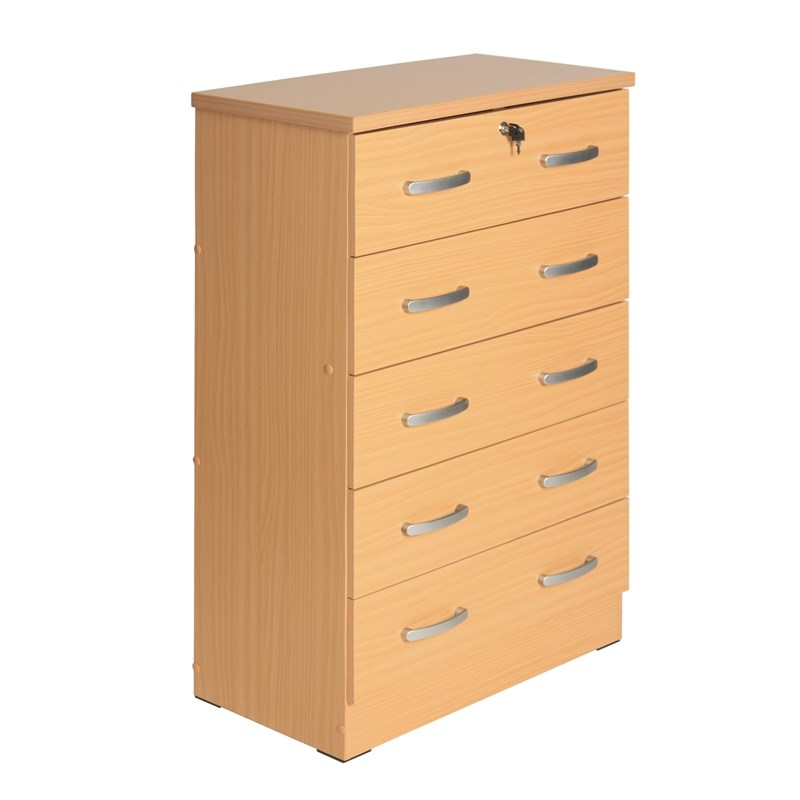 Drawer Chest Wooden Dresser, Dresser With Locked Drawers