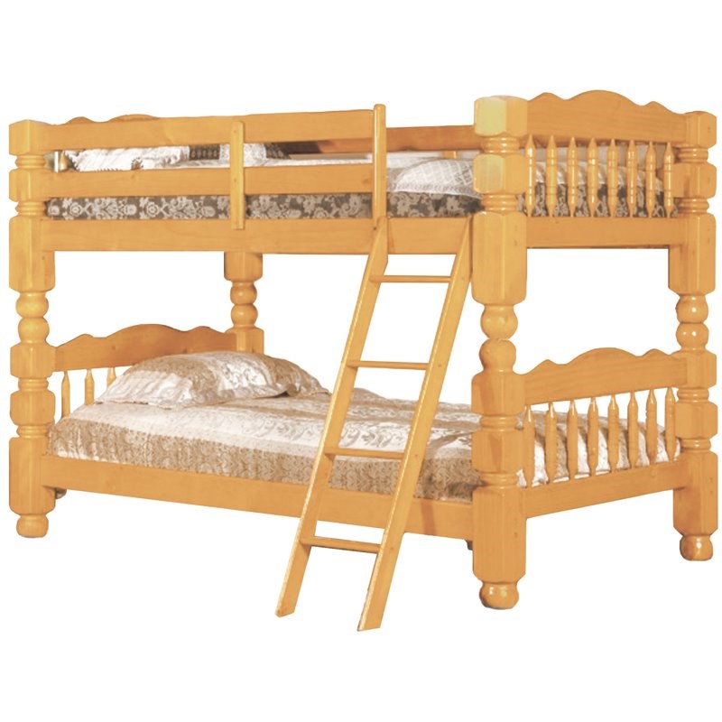 Better Home S Andrei Twin Over, Solid Wood Maple Bunk Beds