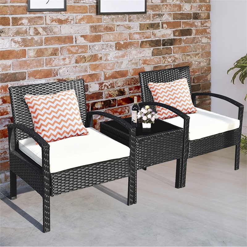 rattan 6 seater sofa