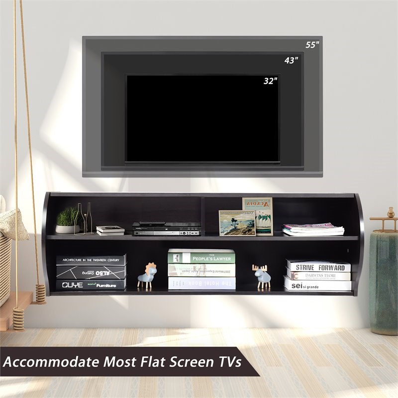Costway Wall Mounted TV Stands for TVs up to 48