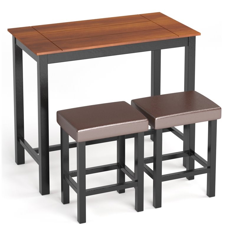 costway 3 piece pub table set