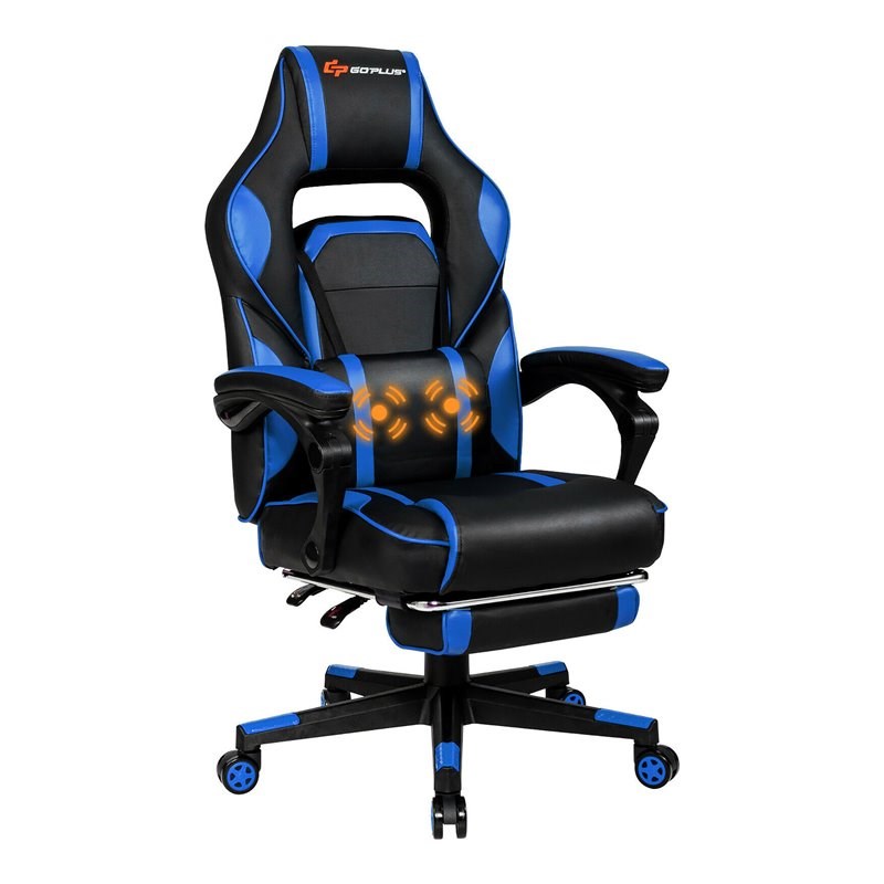 Ergonomic Gaming Chair with Footrest, Merax High-Back Racing Home Office Chair 