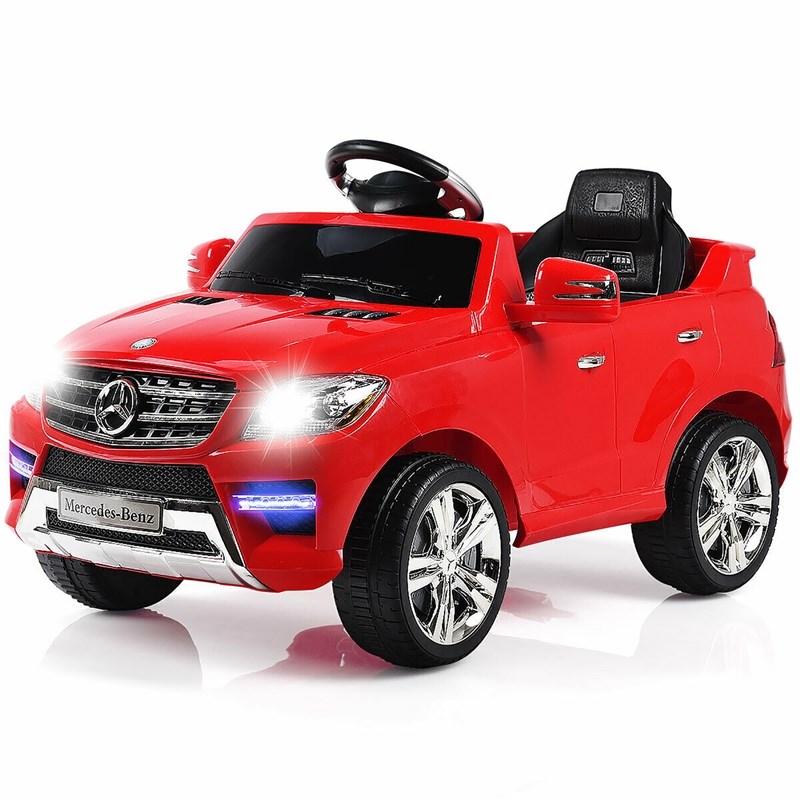 Benz ML350 6V Electric Kids Ride On Car Licensed MP3  Remote Control Red Plastic