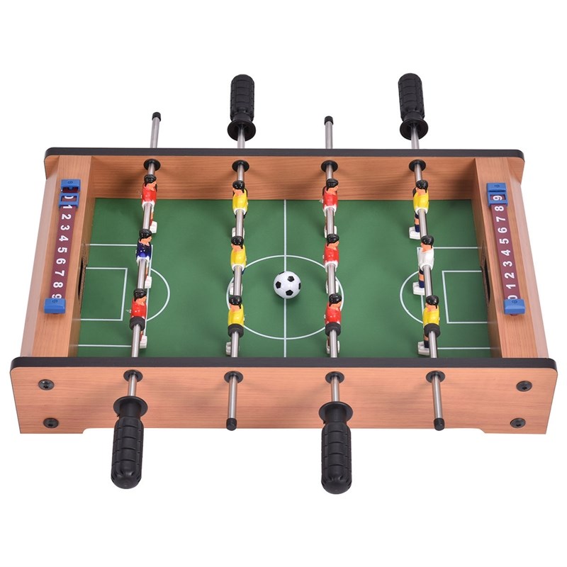 20'' Table Competition Game Soccer Arcade Football Sports Indoor Brown Wood