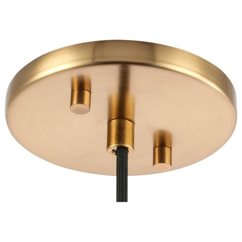 Woodbridge Lighting 21123CBR-C10490 Mini-Pendant Brass 