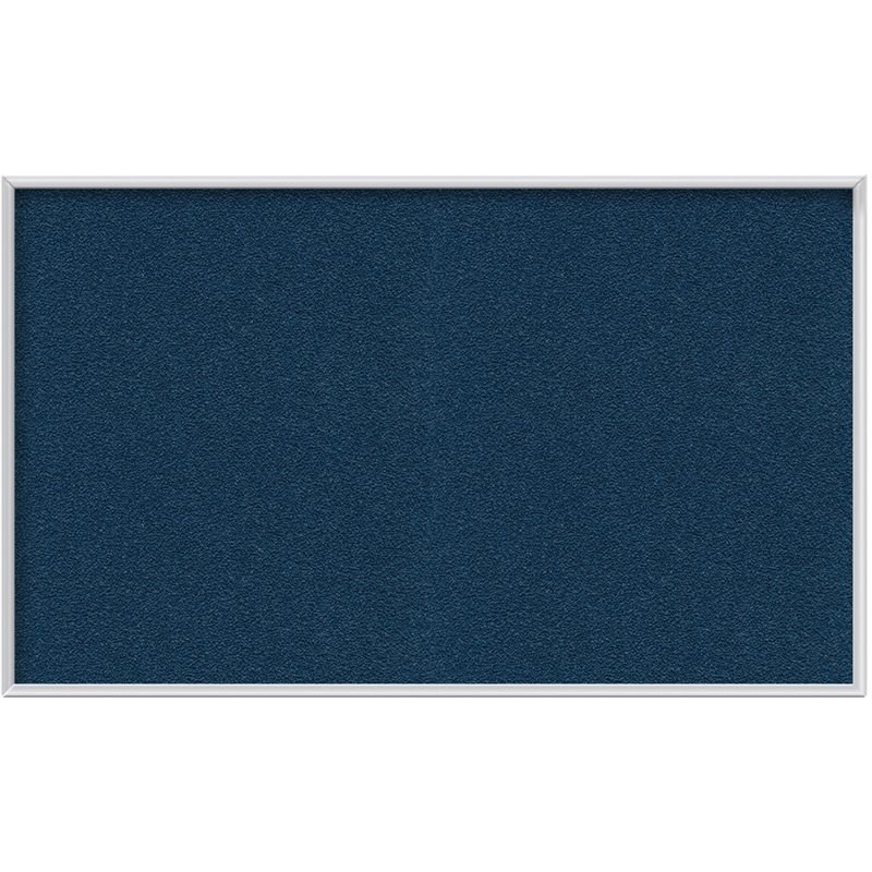 Ghent's Vinyl 3' x 4' Bulletin Board with Aluminum Frame in Navy