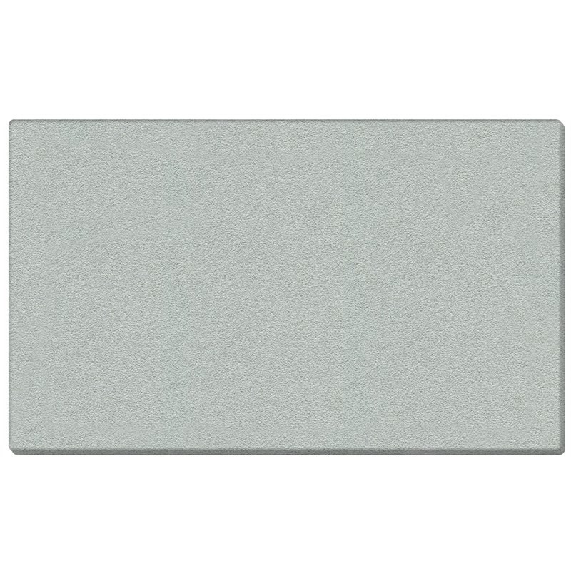 Ghent's Vinyl 4' x 5' Wrapped Edge Bulletin Board in Silver
