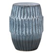 Jamie Young Co Algae Coastal Ceramic Side Table in Blue Ombre