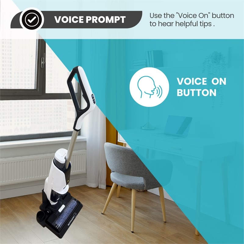 Equator Cordless SelfCleaning Wet/Dry Vacuum Sweep Mop in Black Homesquare