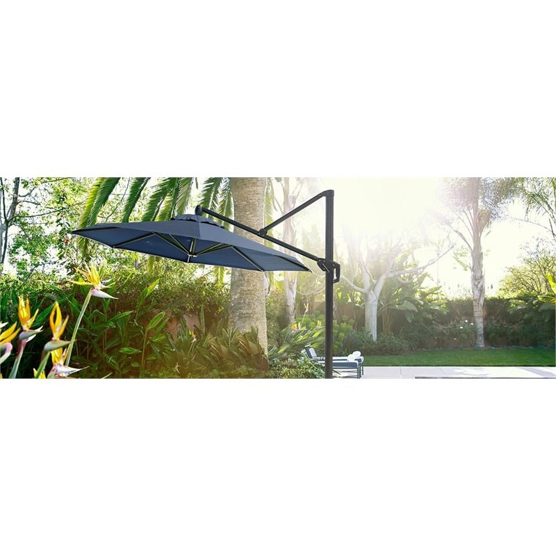 RST Brands Modular Outdoor 10' Round Umbrella - Blue