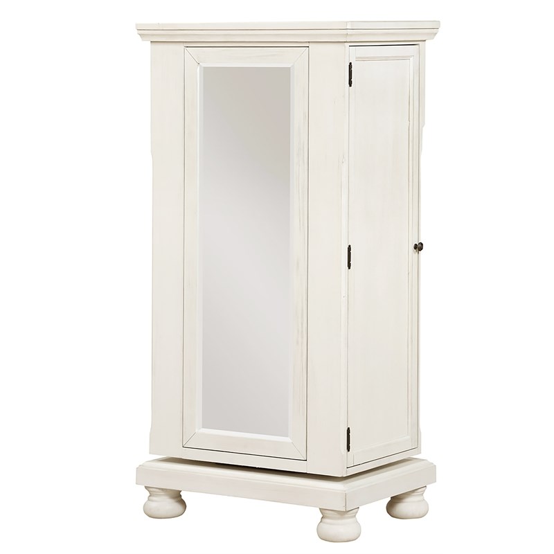 Avalon Furniture Stella Rubber Wood & Mindy Veneer Swing Lingerie Chest in White