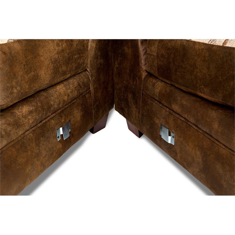 American Furniture Classics 2piece Microfiber Angler's Cove Sectional