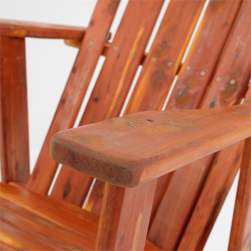 American Furniture Classics CC1000 Solid Missouri Cedar Adirondack Rocking Chair