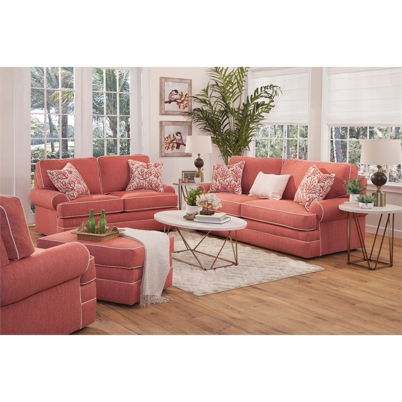 American Furniture Classics Coral Springs 8-020-S260C Loveseat w/ 2 Pillows