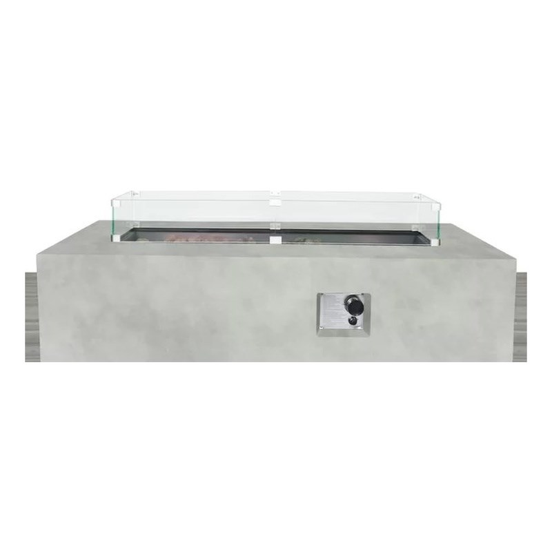 Living Source International Fiber Reinforced Concrete Outdoor Fire Pit